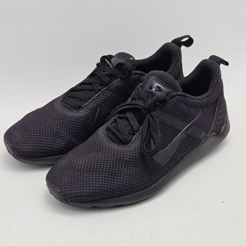 Nike Juvenate Triple Black Mesh Running Shoe 811372-001 Mens 9.5 Low Top Sneaker